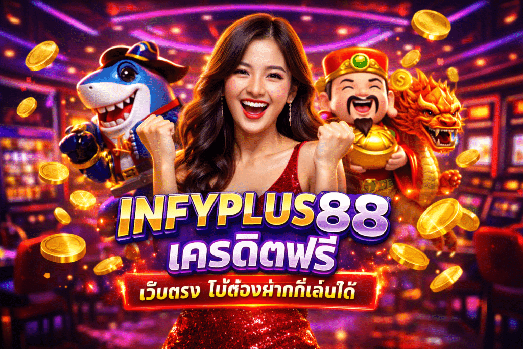 INFYPLUS88 เครดิตฟรี เว็บตรง ไม่ต้องฝากก็เล่นได้